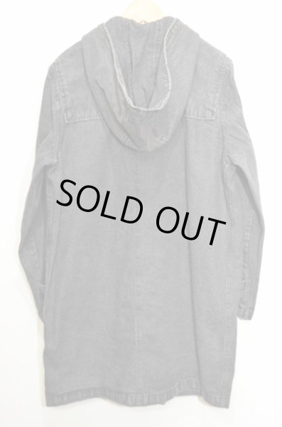 画像2: 90's DENIM&Co ライナー付きデニムダッフルコート “BLACK” (2)