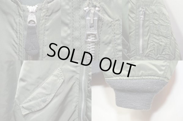 画像4: 90's ALPHA L-2B フライトジャケット "グランドクルー用" (4)