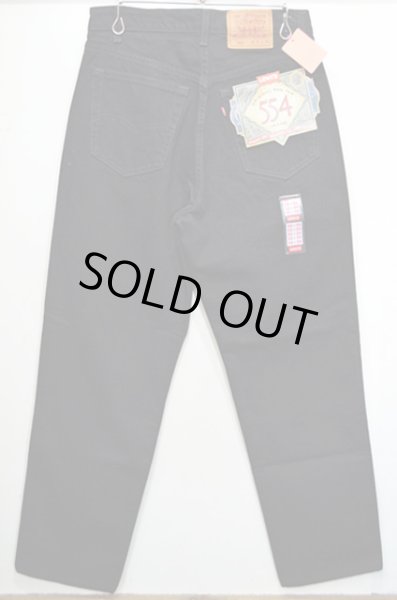 画像3: 90's Levi's 554 ブラックデニムパンツ "DEADSTOCK" (3)