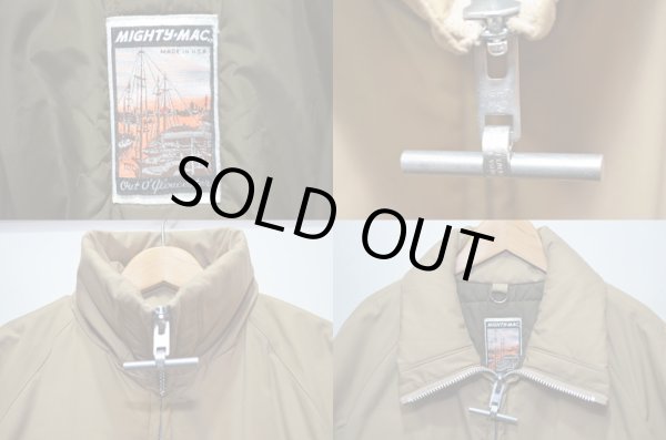 画像3: 70's MIGHT-MAC 中綿入りスタンドカラージャケット (3)