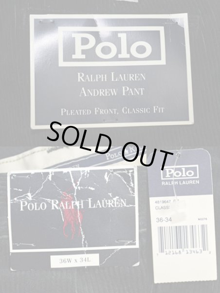画像4: 90's Polo Ralph Lauren 太畝コーデュロイパンツ “DARK GREEN / DEADSTOCK” (4)