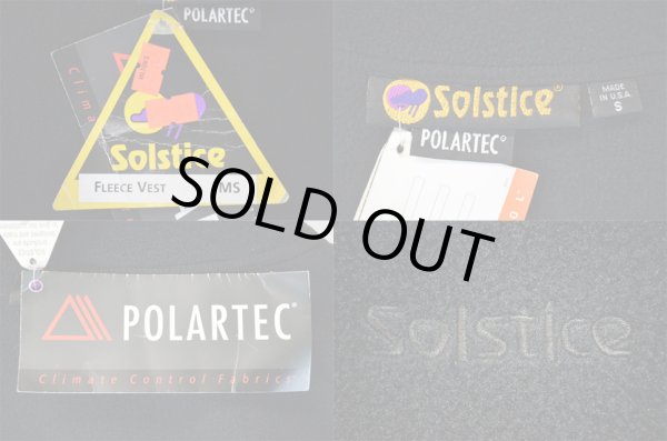 画像3: 90's Solstice フリースベスト BLACK “DEADSTOCK” (3)