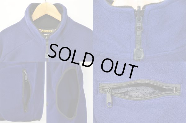 画像4: 90's Solstice フリースベスト NAVY  “DEADSTOCK” (4)