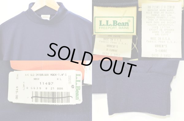 画像3: 90's L.L.Bean ハイネックカットソー USA製 "DEADSTOCK" (3)