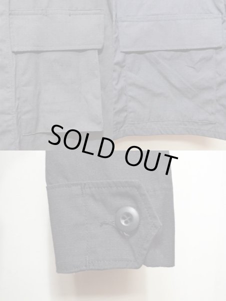 画像4: 97's US.ARMY BDU ジャケット BLACK357 / S-R “DEADSTOCK” (4)