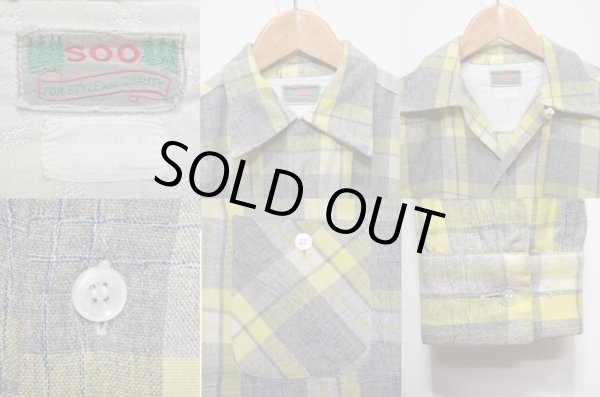 画像3: 50's SOO オープンカラーウールシャツ (3)