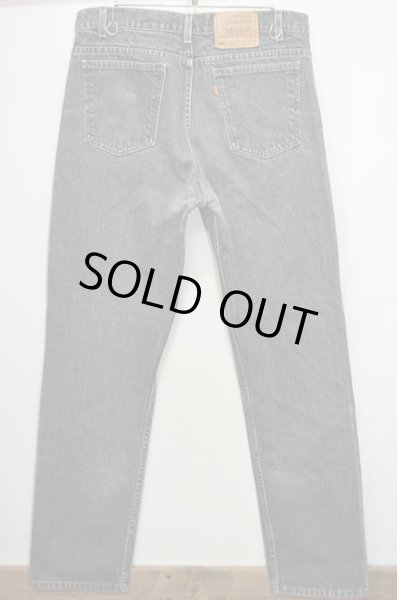 画像2: 90's Levi's 505 ブラックデニムパンツ “USA製” (2)