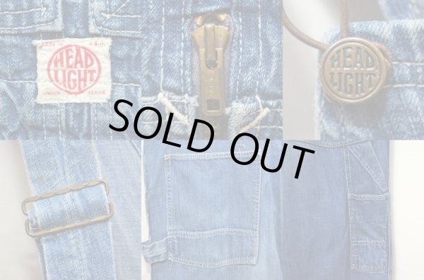 画像3: 50's HEAD LIGHT デニムオーバーオール (3)