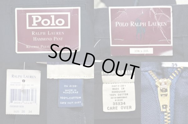 画像3: 90's Polo Ralph Lauren 2タックチノトラウザー "DEADSTOCK" (3)
