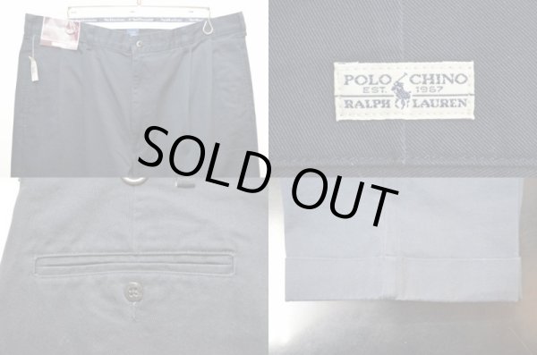 画像4: 90's Polo Ralph Lauren 2タックチノトラウザー "DEADSTOCK" (4)