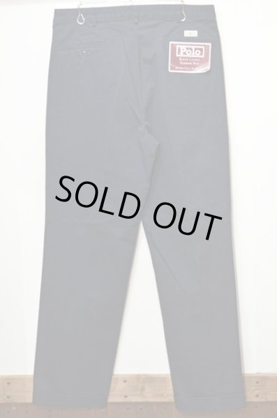 画像2: 90's Polo Ralph Lauren 2タックチノトラウザー "DEADSTOCK" (2)