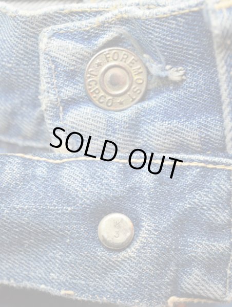 画像3: 50-60's FOREMOST 5ポケットデニムパンツ (3)