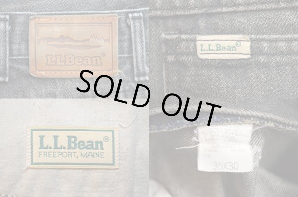 画像3: 80-90's L.L.Bean ブラックデニムパンツ “Lee OEM” (3)