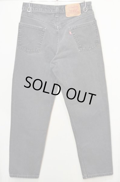 画像2: 90's Levi's 550 ブラックデニムパンツ “USA製” (2)