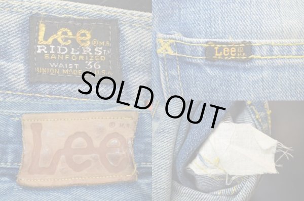 画像3: 60-70's Lee 200 サイド黒 "片耳付き" (3)