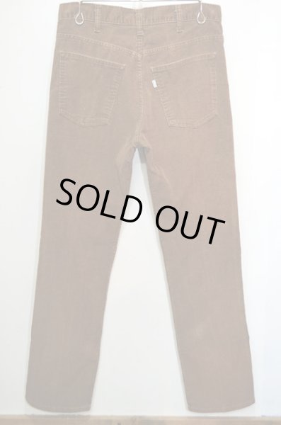 画像2: 80's Levi's 519-1529 コーデュロイパンツ "ブラウン" (2)