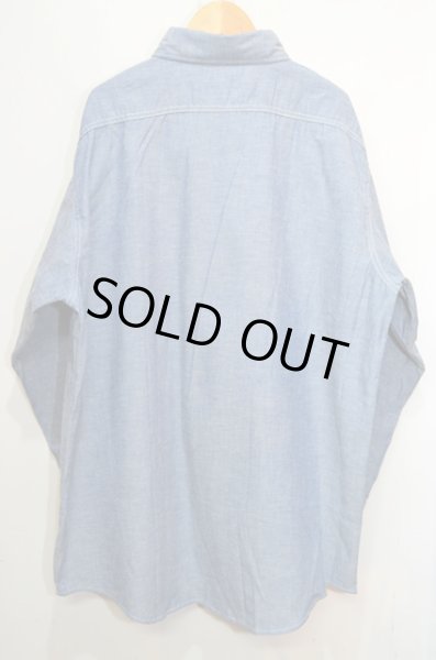 画像2: 80's OSHKOSH シャンブレーシャツ "DEADSTOCK" (2)