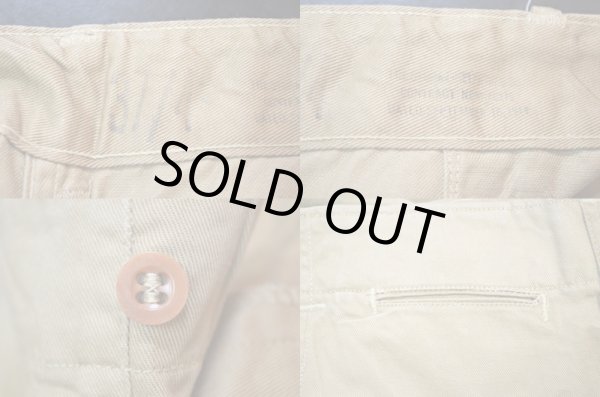 画像3: 40's USMC COTTON KHAKI TORAUSERS "DEADSTOCK" (3)
