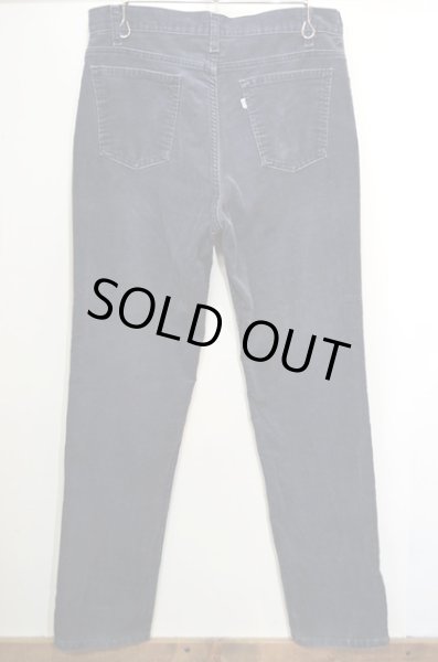 画像2: 80's Levi's 519-1517 コーデュロイパンツ “NAVY” (2)