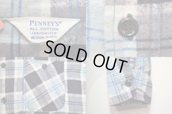 画像3: 60's PENNEY'S プリントネルシャツ (3)