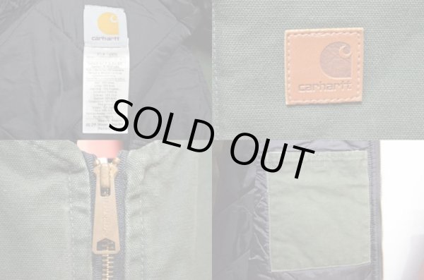 画像3: 90-00's Carhartt ダックベスト “GREEN" (3)