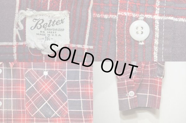 画像3: 60-70's Beltex プリントネルシャツ (3)