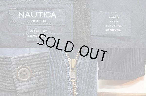 画像3: 00's NAUTICA 太畝コーデュロイパンツ “NAVY” (3)