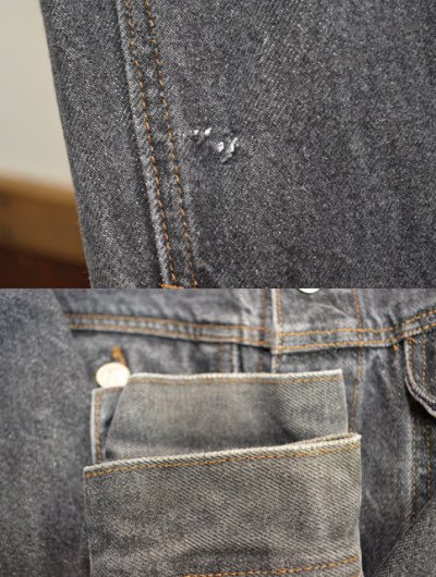 画像1: 90's Calvin Klien Jeans ブラックデニムジャケット “USA製”