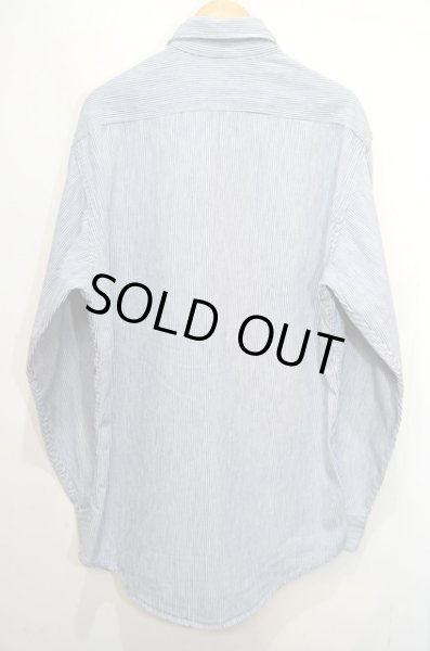 画像2: 80's BIGMAC ヒッコリーストライプ柄 ワークシャツ (2)