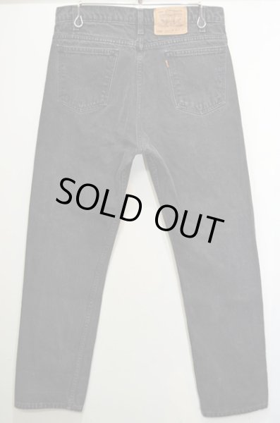 画像2: 80-90's Levi's 505 ブラックデニムパンツ “オレンジタブ” (2)