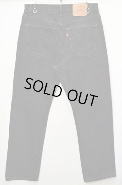 画像2: 90's Levi's リーバイス 505 ブラックデニムパンツ (2)