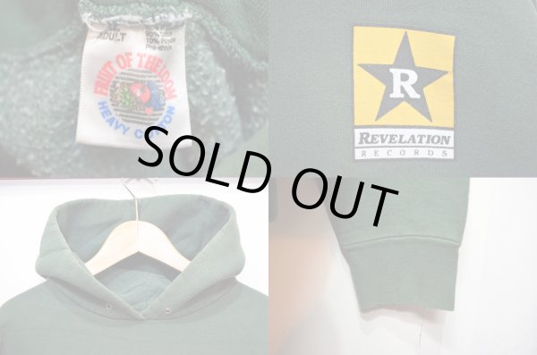 画像3: 90's REVELATION RECORDS スウェットパーカー (3)