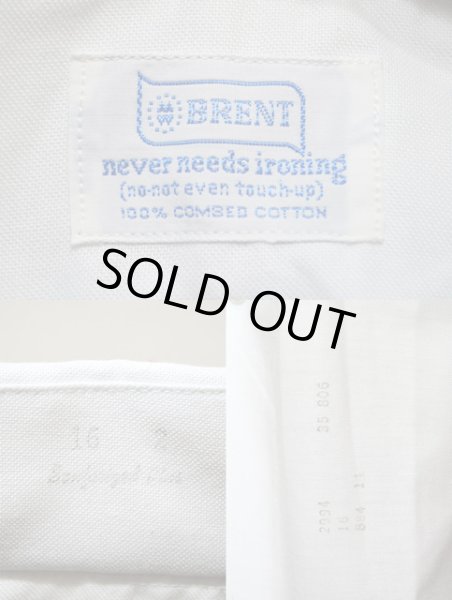 画像3: 60's BRENT 3点留めボタンダウンシャツ “DEADSTOCK” (3)