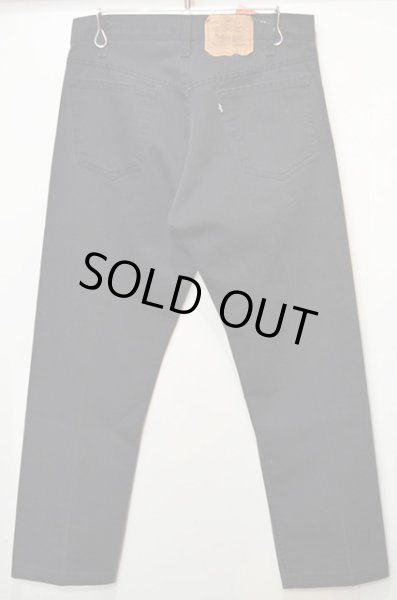 画像2: 80's Levi's 505-2859 ツイルパンツ “BLACK” (2)