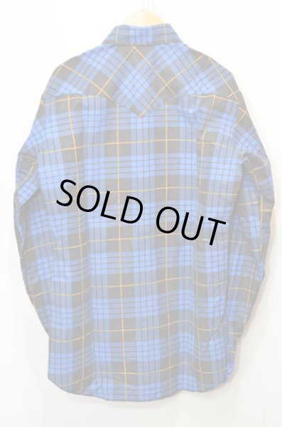 画像3: 70's H BAR C プリントネル ウエスタンシャツ “DEADSTOCK” (3)