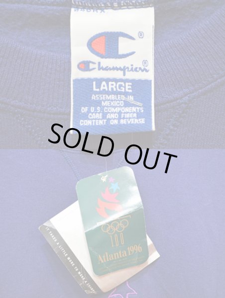 画像3: 96's Champion 前V スウェットシャツ “アトランタオリンピック / DEADSTOCK” (3)