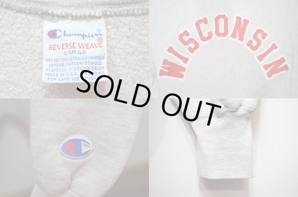 画像3: 90's Champion リバースウィーブスウェット “WISCONSIN” (3)