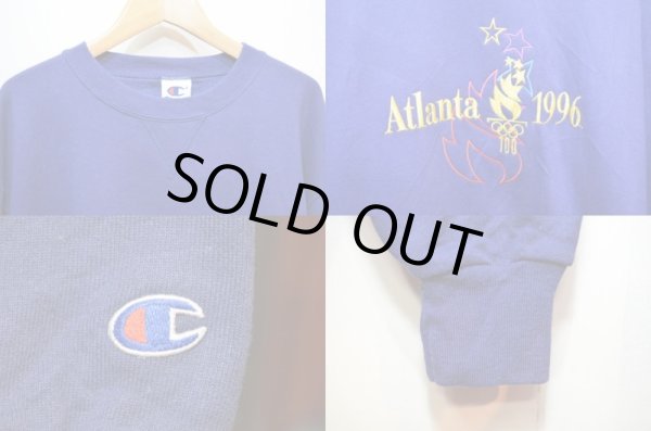 画像4: 96's Champion 前V スウェットシャツ “アトランタオリンピック / DEADSTOCK” (4)