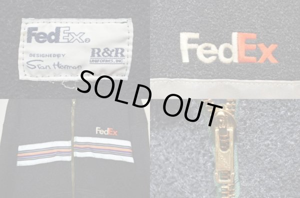 画像3: 90's FedEX フリースパーカー (3)