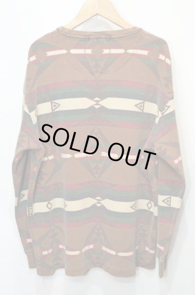 画像2: 90's Polo Ralph Lauren ネイティブ柄 L/S カットソー (2)