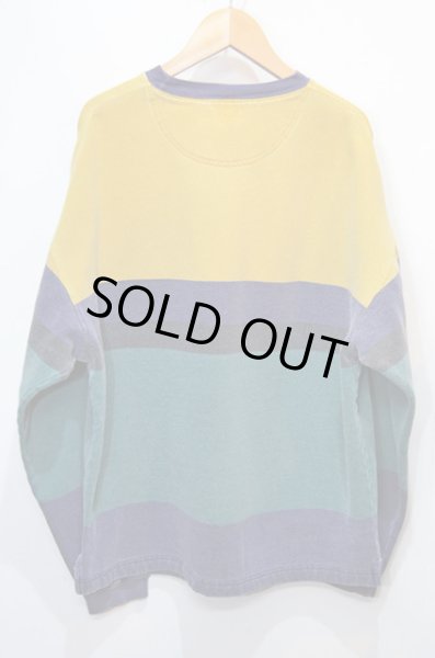 画像2: 90's GAP マルチボーダー柄 L/S カットソー (2)