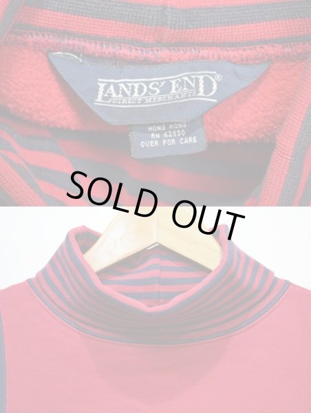 画像3: 90's LANDS' END タートルネックスウェット “クレイジーパターン” (3)