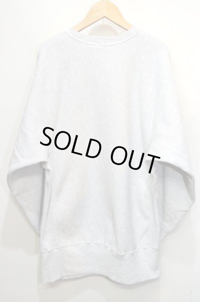 美品90s【Champion】のリバースウィーブ MADE IN USA USA製 90s Champion Reverse Weave Sweatshirt 白 M 刺繍タグ