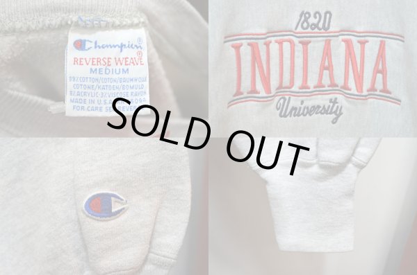 画像3: 90's Champion リバースウィーブスウェット “USA製 / INDIANA UNIVERSITY” (3)