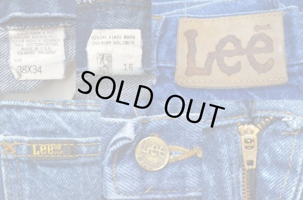 画像3: 80's Lee 200-0189 デニムパンツ (3)