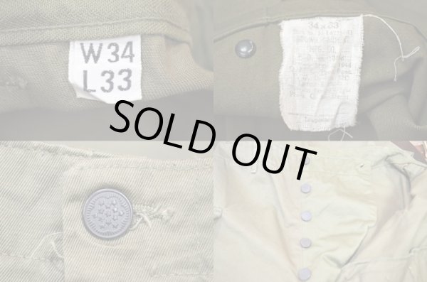 画像3: 40's US.ARMY M-43 カーゴパンツ “ユニフォームツイル/NON WASH” (3)