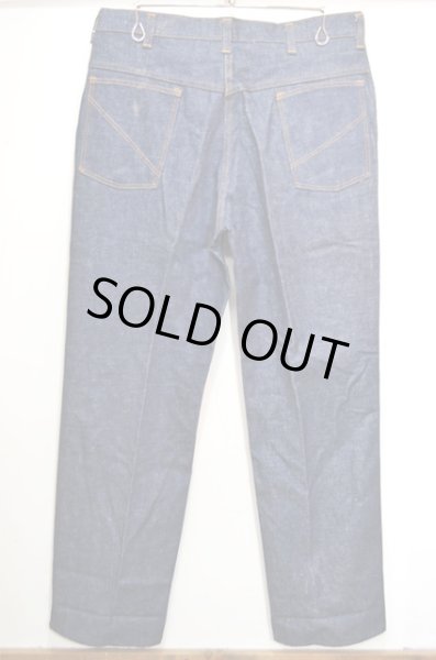 画像2: 60's UNKNOWN デニムパンツ “DEADSTOCK” (2)