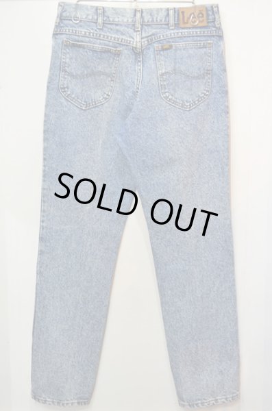 画像2: 90's Lee ケミカルウォッシュ デニムパンツ (2)