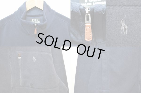 画像4: 新品 Polo Ralph Lauren PERFORMANCE フリースジャケット “NAVY” (4)