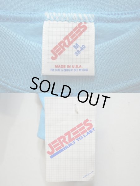 画像3: 90's JERZEES USA製 無地スウェット “LIGHT BLUE / DEADSTOCK” (3)